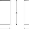 Balde Rectangular Reciclable 2 Divisorias